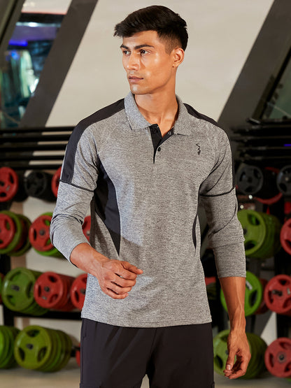 Heathered Contrast Activewear T-Shirt