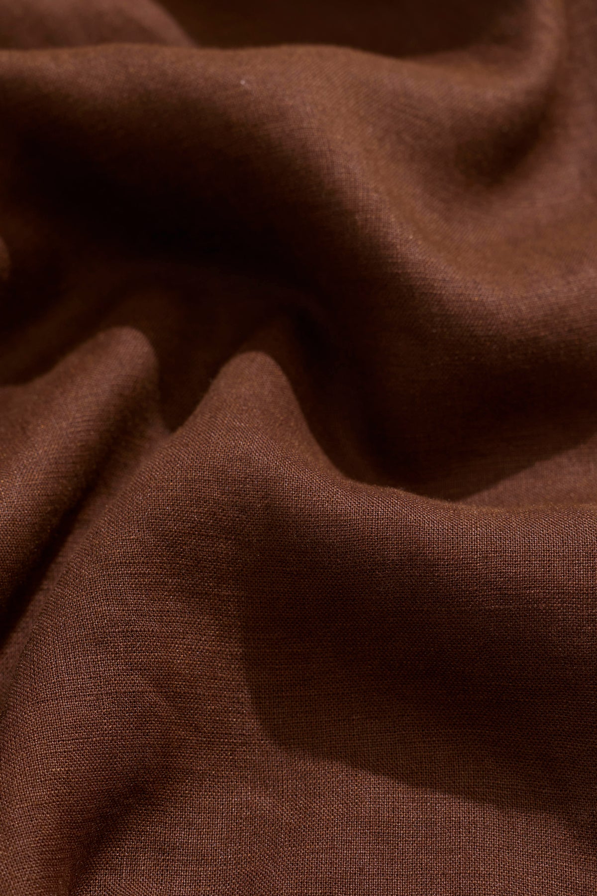 Slim Fit Linen Brown Casual Shirt for Men (JAXEN)