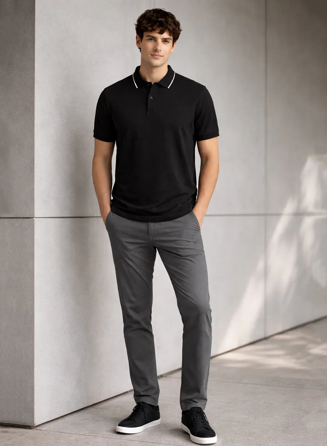 ADRO Mens Polo TShirt | Airtex Cotton Matty Fabric | Regular Fit | Breathable, Durable & Premium Casual Solid Polo T-Shirt for Men