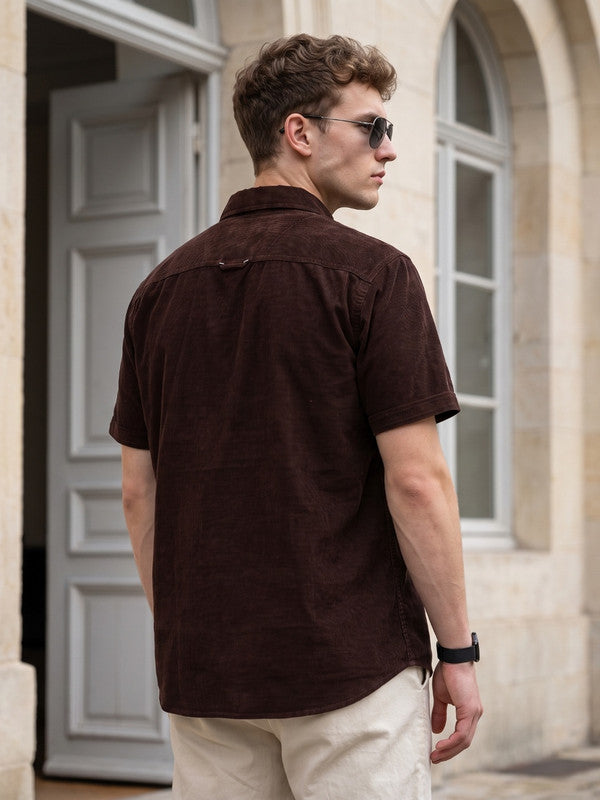 Kuons Avenue Men’s Acorn Corduroy Casual Shirt