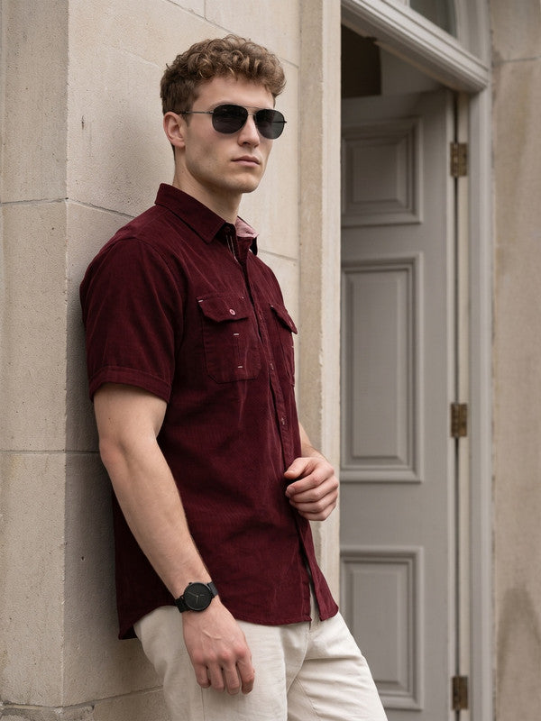Kuons Avenue Men’s Auburn Corduroy Casual Shirt