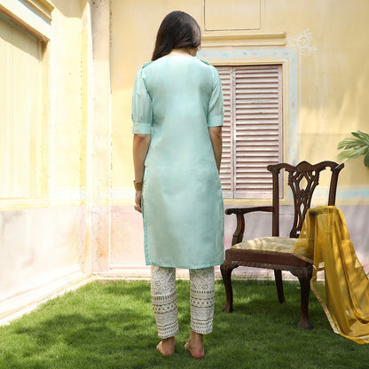 Cuffed Sleeve Kurta