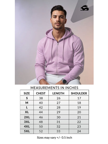 Men’s Regular Fit Zip-Up Hoodie