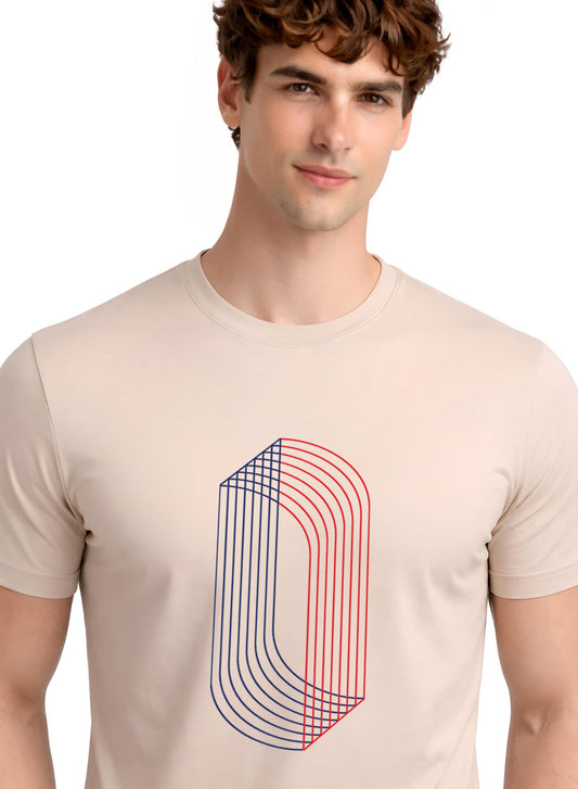 ADRO Printed T-Shirt for Men | Mens Cotton Printed Tshirt | Regular Fit Casual Stylish T-Shirts | Premium Summer Tshirts