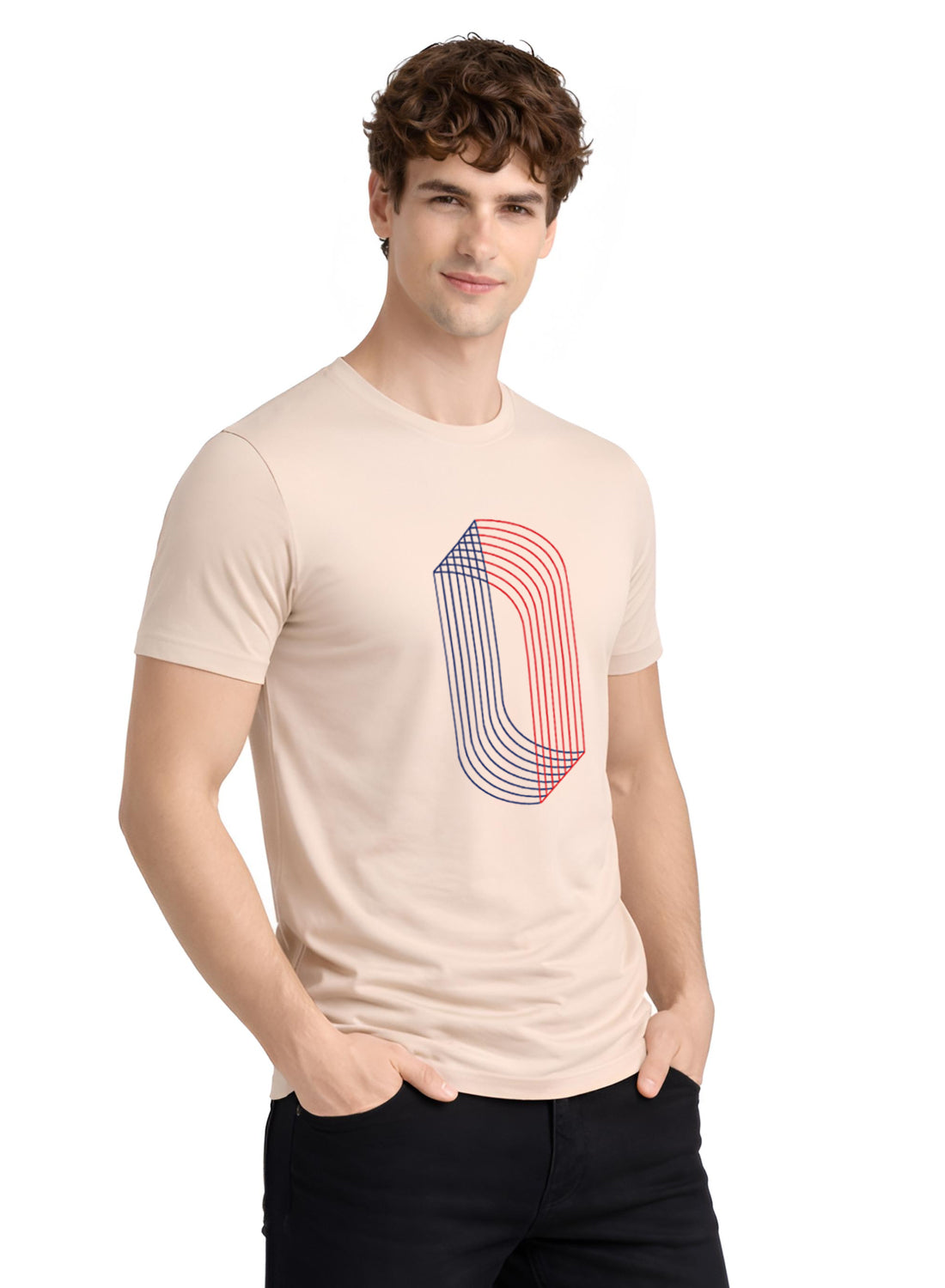 ADRO Printed T-Shirt for Men | Mens Cotton Printed Tshirt | Regular Fit Casual Stylish T-Shirts | Premium Summer Tshirts