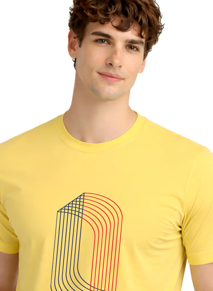 ADRO Printed T-Shirt for Men | Mens Cotton Printed Tshirt | Regular Fit Casual Stylish T-Shirts | Premium Summer Tshirts
