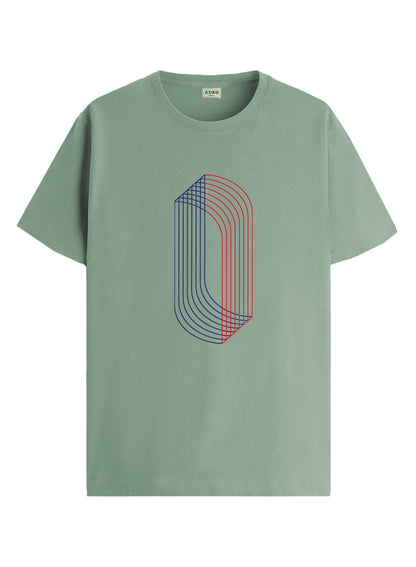 ADRO Printed T-Shirt for Men | Mens Cotton Printed Tshirt | Regular Fit Casual Stylish T-Shirts | Premium Summer Tshirts
