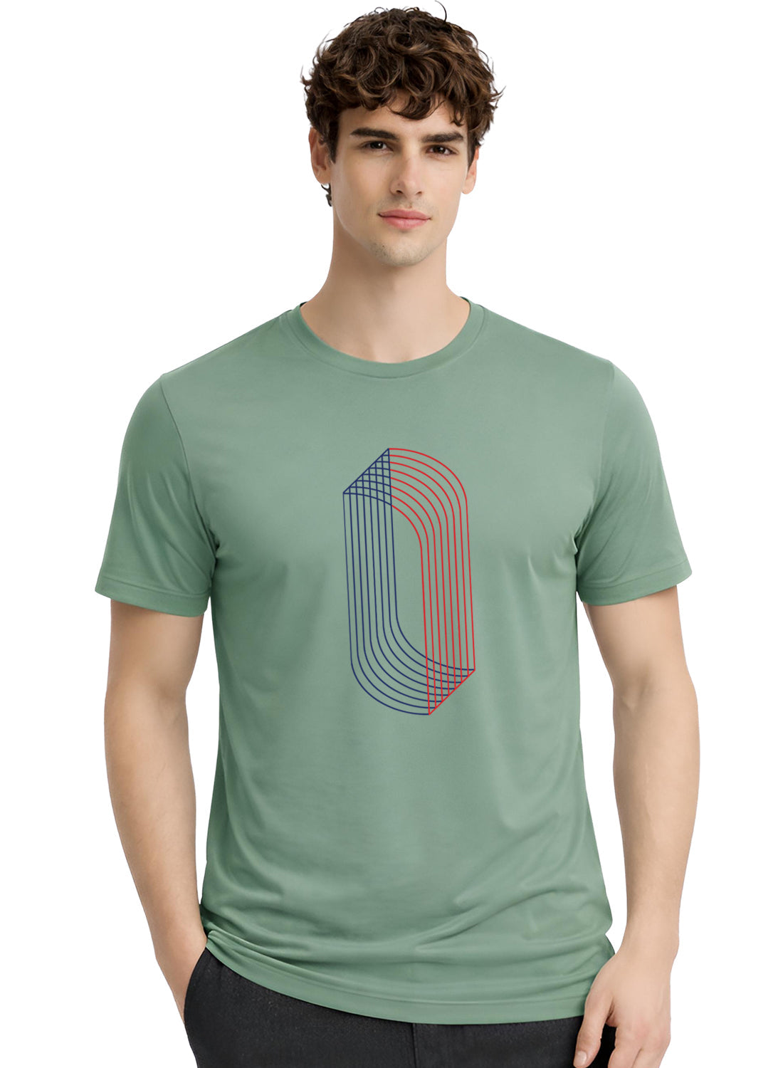 ADRO Printed T-Shirt for Men | Mens Cotton Printed Tshirt | Regular Fit Casual Stylish T-Shirts | Premium Summer Tshirts Pista