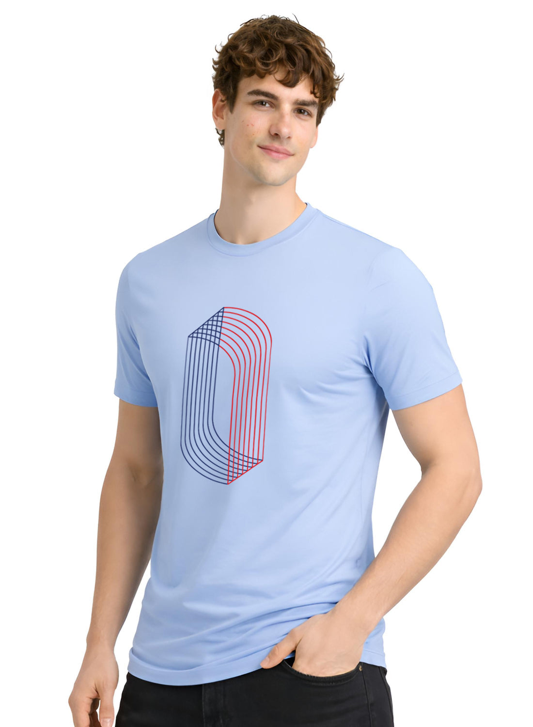 ADRO Printed T-Shirt for Men | Mens Cotton Printed Tshirt | Regular Fit Casual Stylish T-Shirts | Premium Summer Tshirts