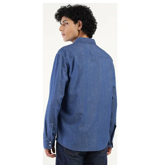 Men's Slim Fit Solid Shirt