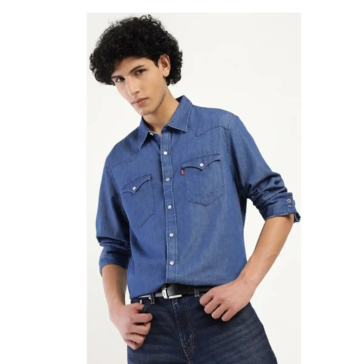 Men's Slim Fit Solid Shirt