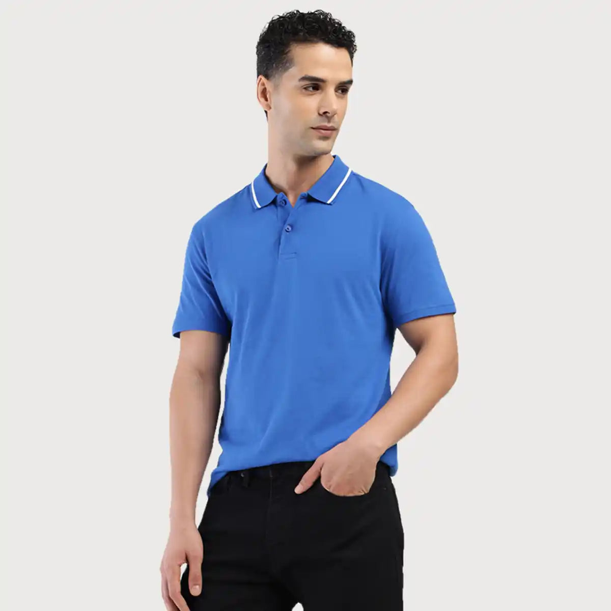 Men's Polo Regular Fit Solid T shirt