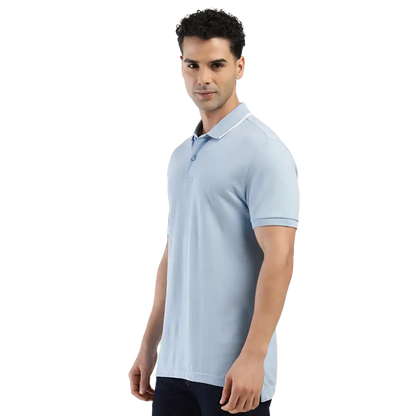 Men's Polo Slim Fit Solid T Shirt