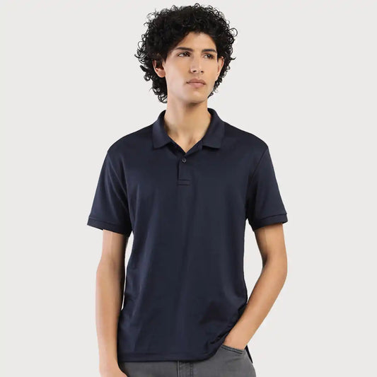 Men's Polo Regular Fit Solid T Shirt