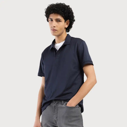 Men's Polo Regular Fit Solid T Shirt