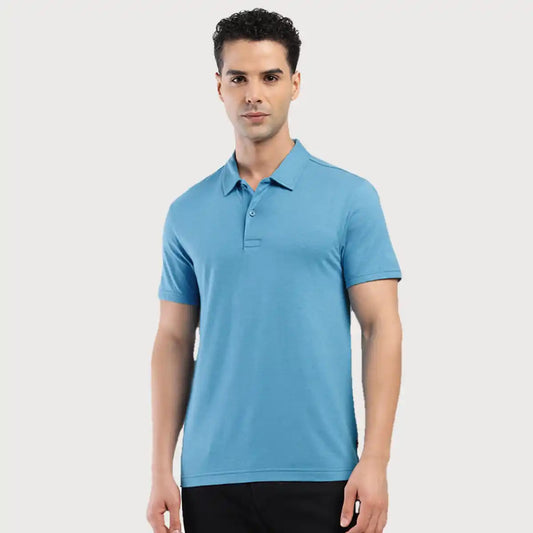 Men's Polo Regular Fit Solid T Shirt