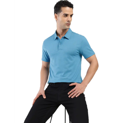 Men's Polo Regular Fit Solid T Shirt