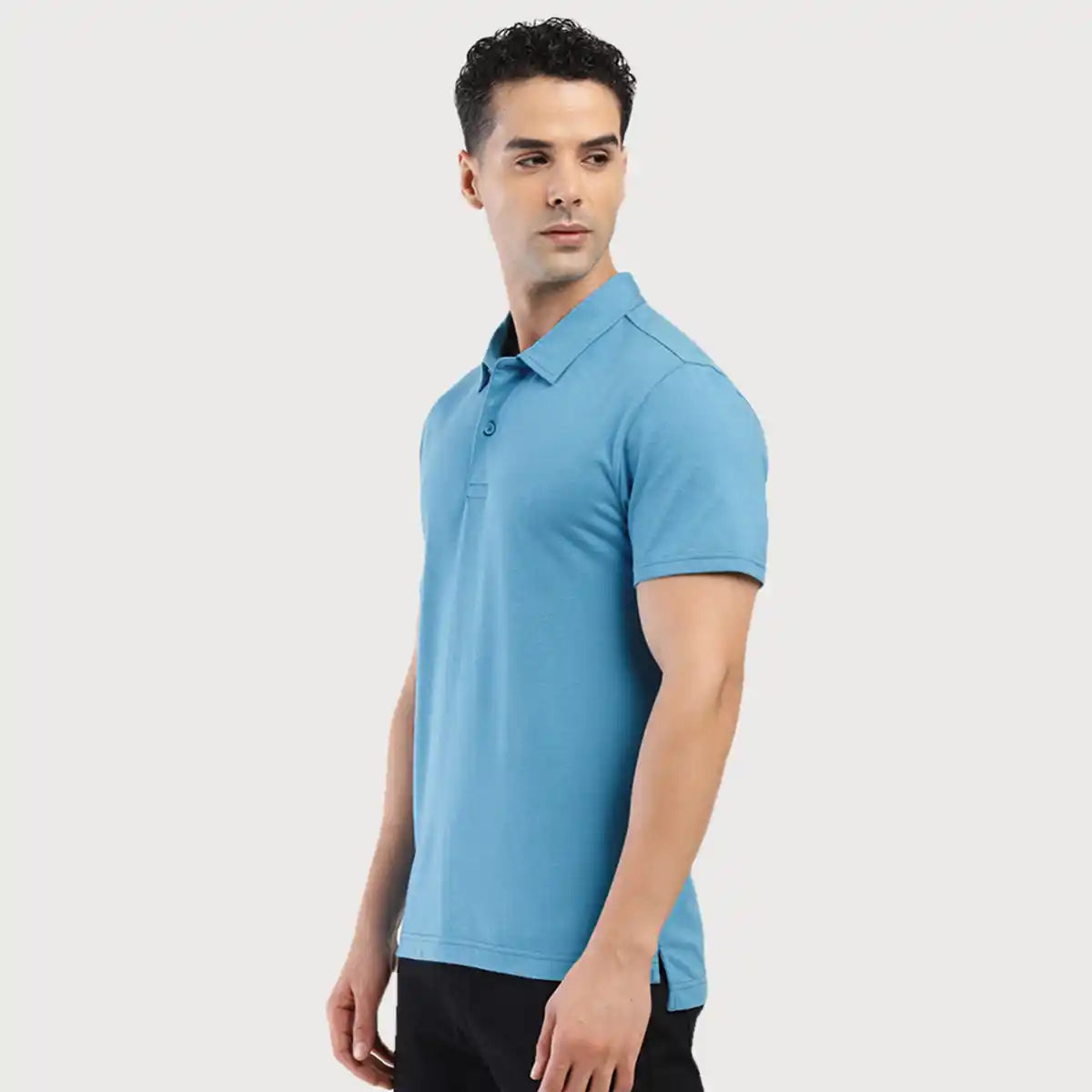 Men's Polo Regular Fit Solid T Shirt