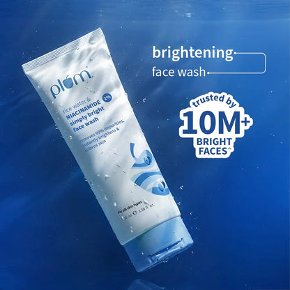 plum Simply Bright rice water & 2% Niacinamide Face Wash 100 MILLI_LITRE