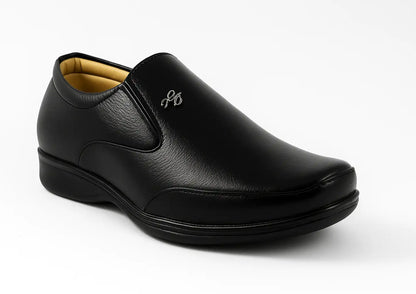 WUGO Latest Fashionable Men Formal Shoes Black Slipon Shoes Office Shoes For Men's & Boys