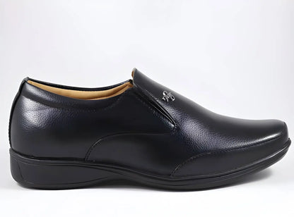 WUGO Latest Fashionable Men Formal Shoes Black Slipon Shoes Office Shoes For Men's & Boys