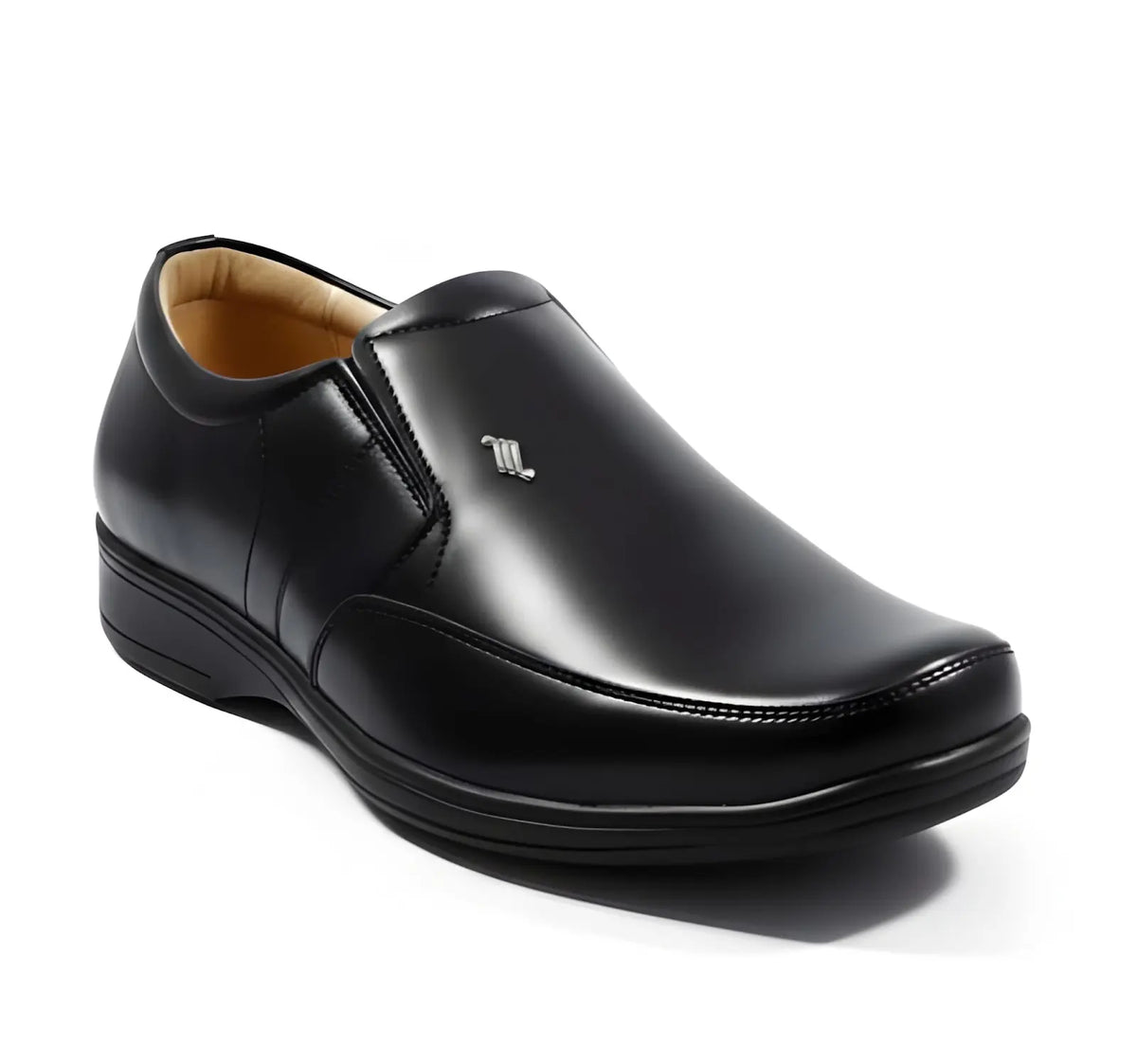 WUGO Latest Elite Men Formal Shoes Black Slipon Shoes Office Shoes For Men's & Boys