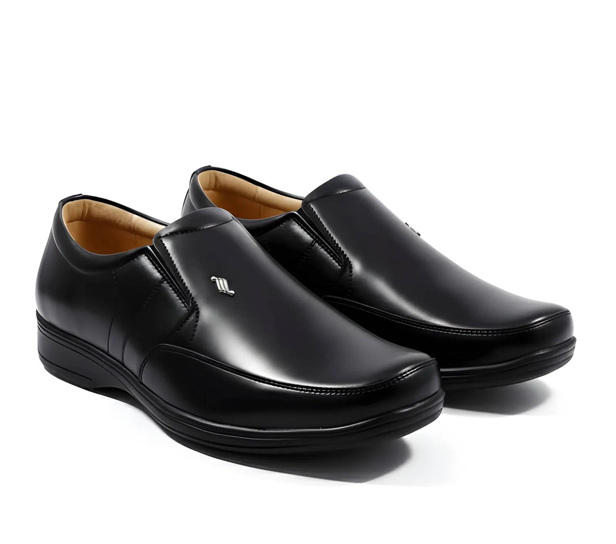 WUGO Latest Elite Men Formal Shoes Black Slipon Shoes Office Shoes For Men's & Boys