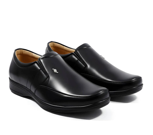 WUGO Latest Elite Men Formal Shoes Black Slipon Shoes Office Shoes For Men's & Boys