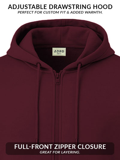 Men’s Regular Fit Zip-Up Hoodie