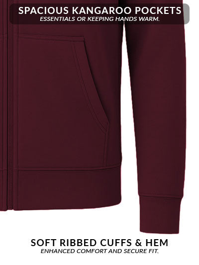 Men’s Regular Fit Zip-Up Hoodie