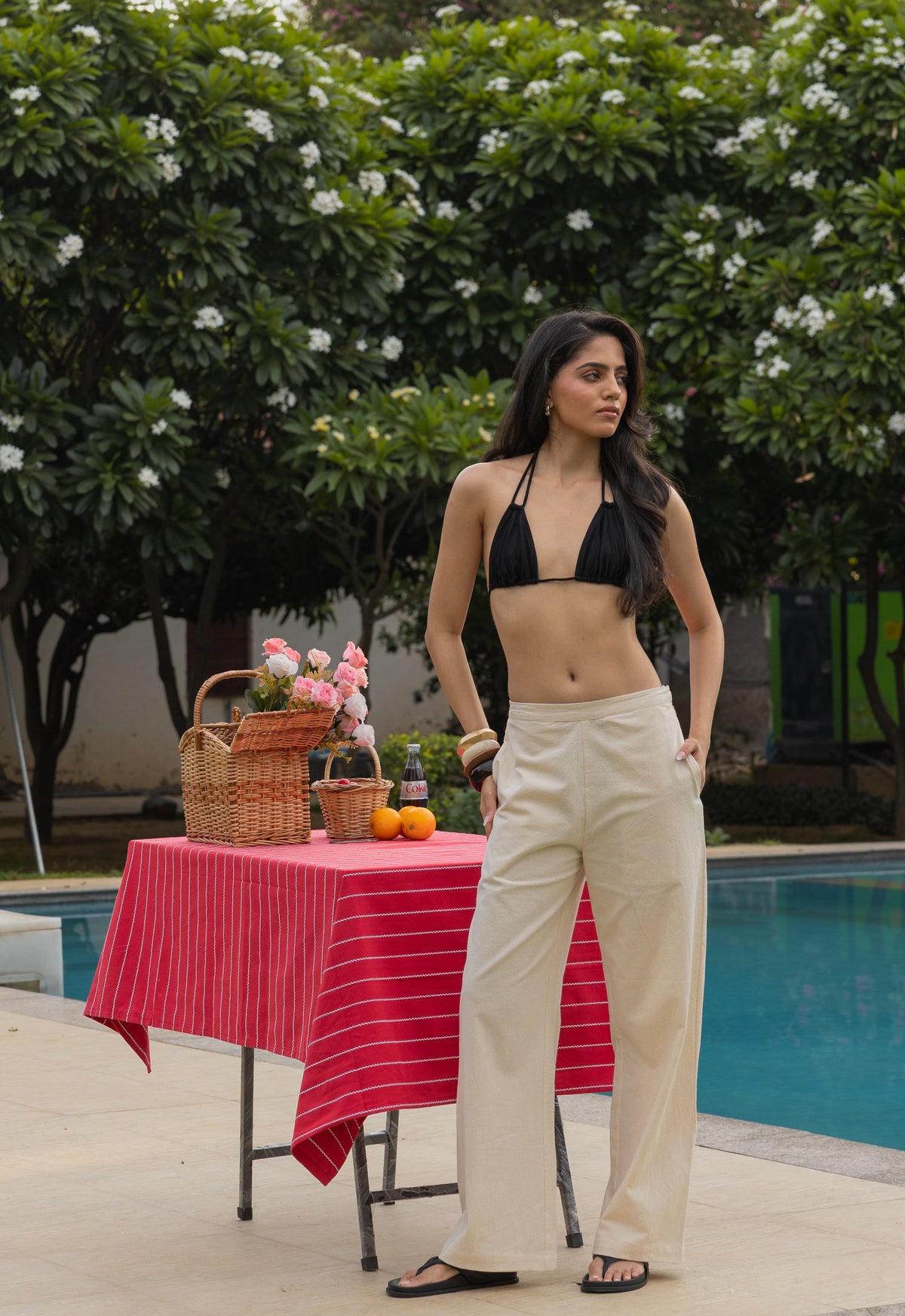 The Dune Pants- Wide Leg Drawstring Pants