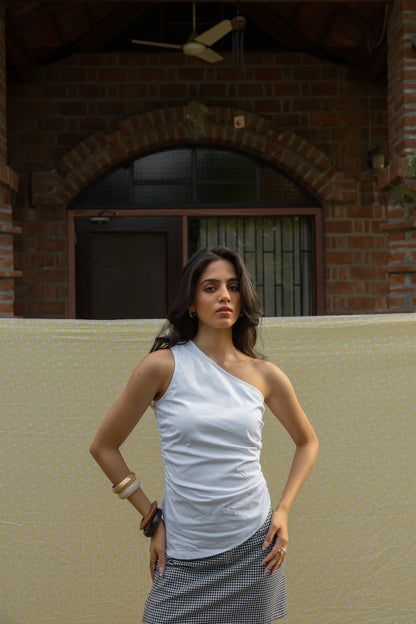 The muse top - One Shoulder Stretch Top