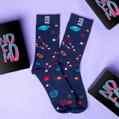 Starry Night - Crew Length Socks NOFOMO