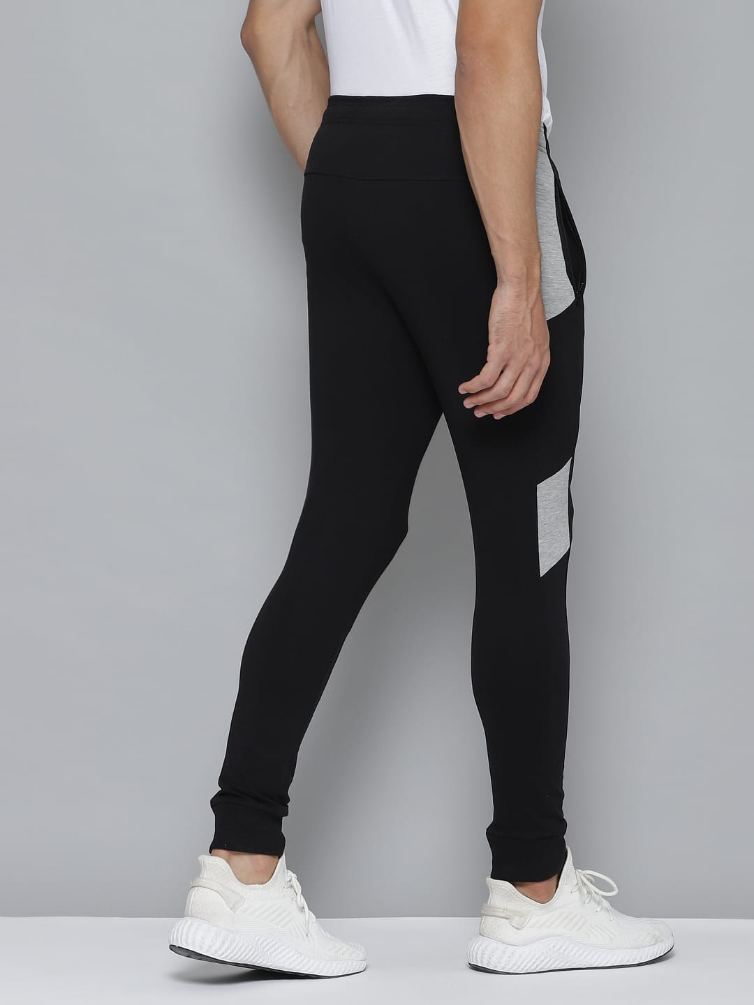 Alcis Men Solid Black Track Pants