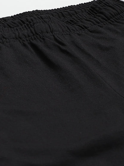 Alcis Men Solid Black Track Pants