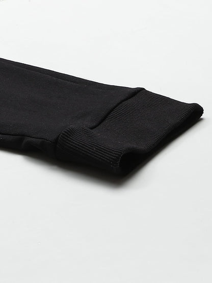 Alcis Men Solid Black Track Pants