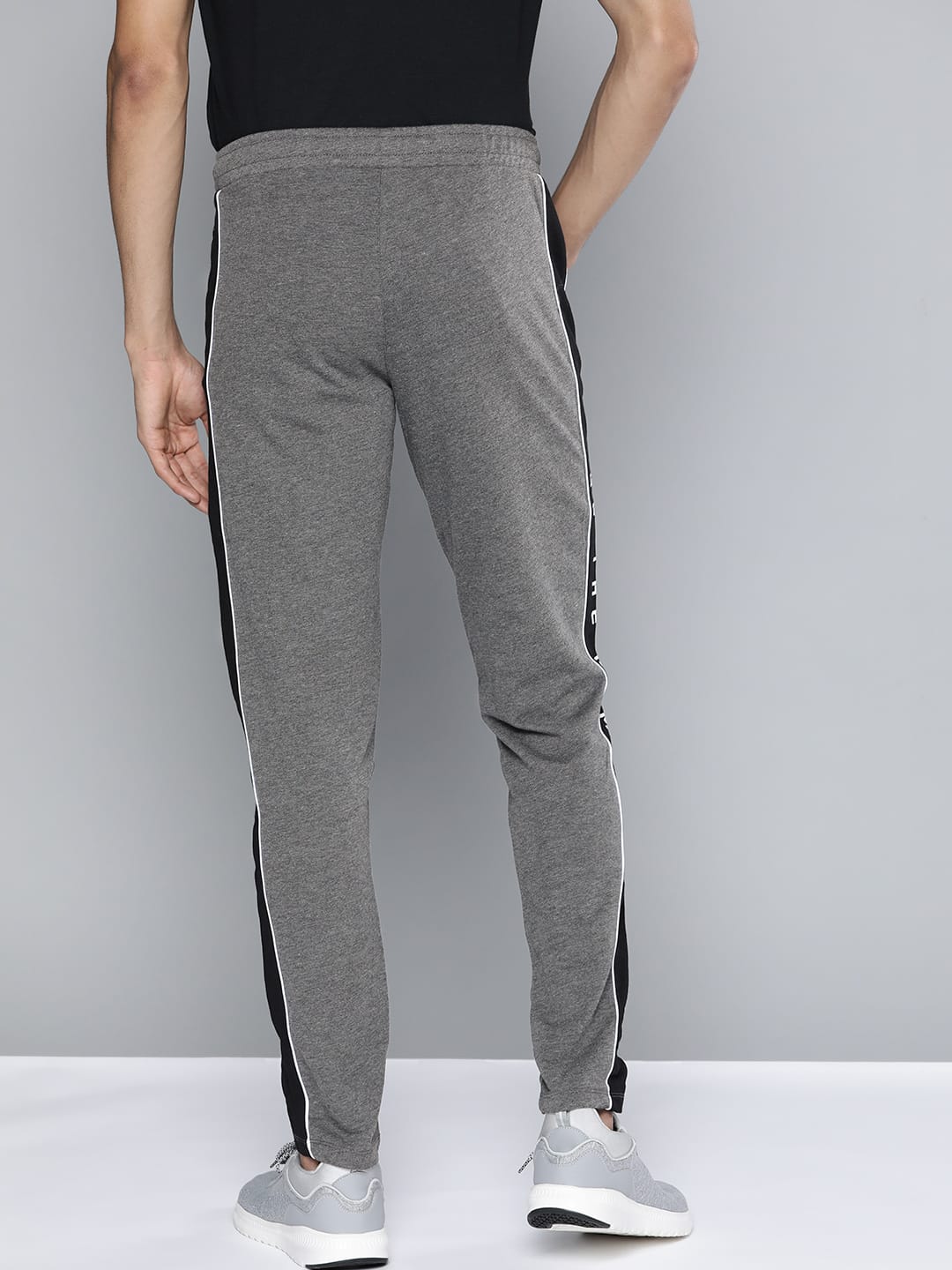 Alcis Men Grey Solid Track Pant