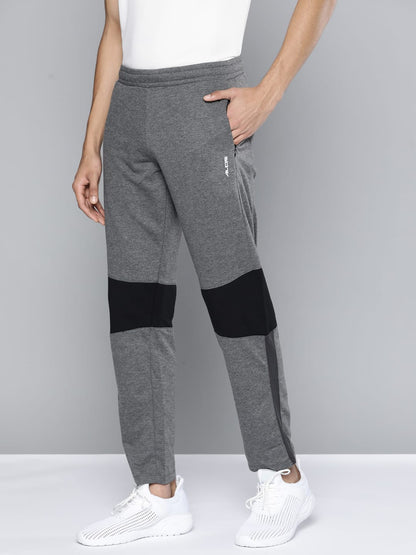 Alcis Men Charcoal Solid Jogger