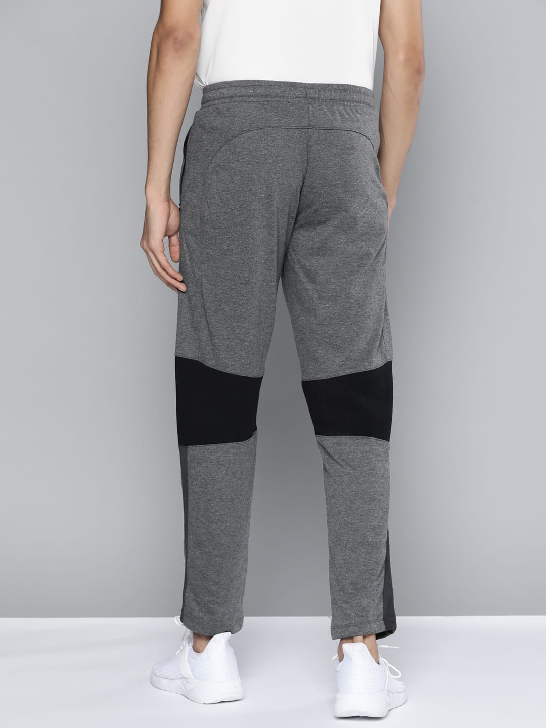Alcis Men Charcoal Solid Jogger