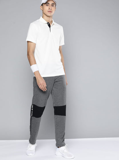 Alcis Men Charcoal Solid Jogger