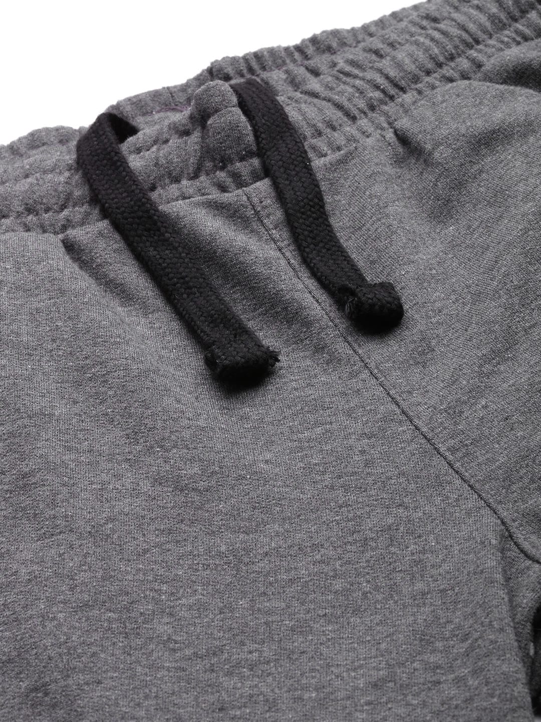 Alcis Men Charcoal Solid Jogger