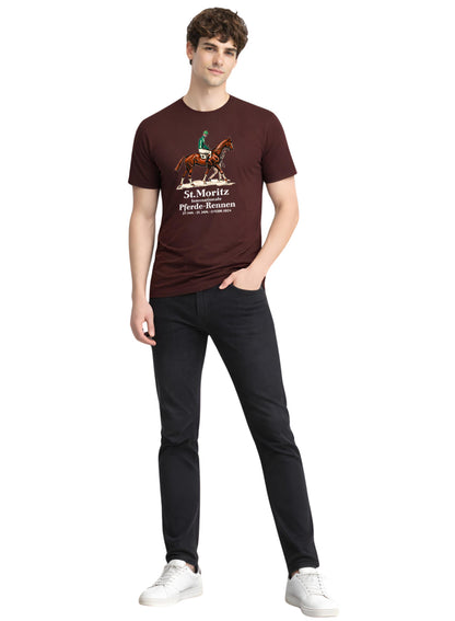 ADRO Mens Vintage Printed T-Shirt | Cotton Printed Tshirt for men | Regular Fit Casual T-Shirts | Premium Summer Tshirts