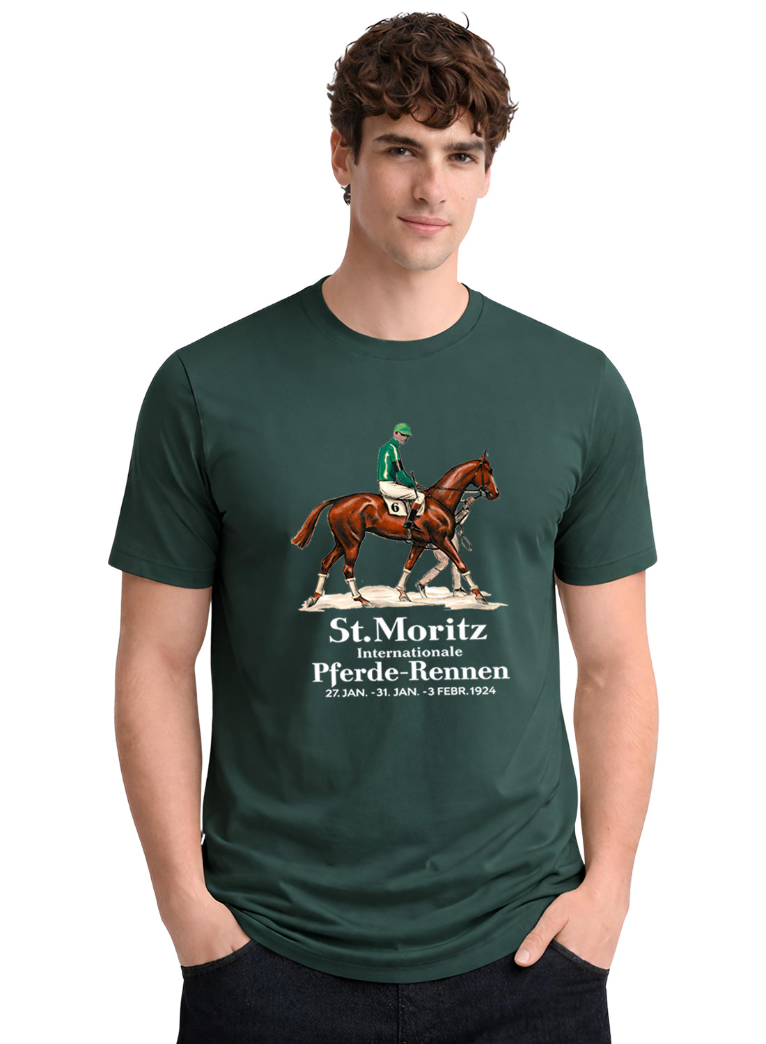 ADRO Mens Vintage Printed T-Shirt | Cotton Printed Tshirt for men | Regular Fit Casual T-Shirts | Premium Summer Tshirts Green