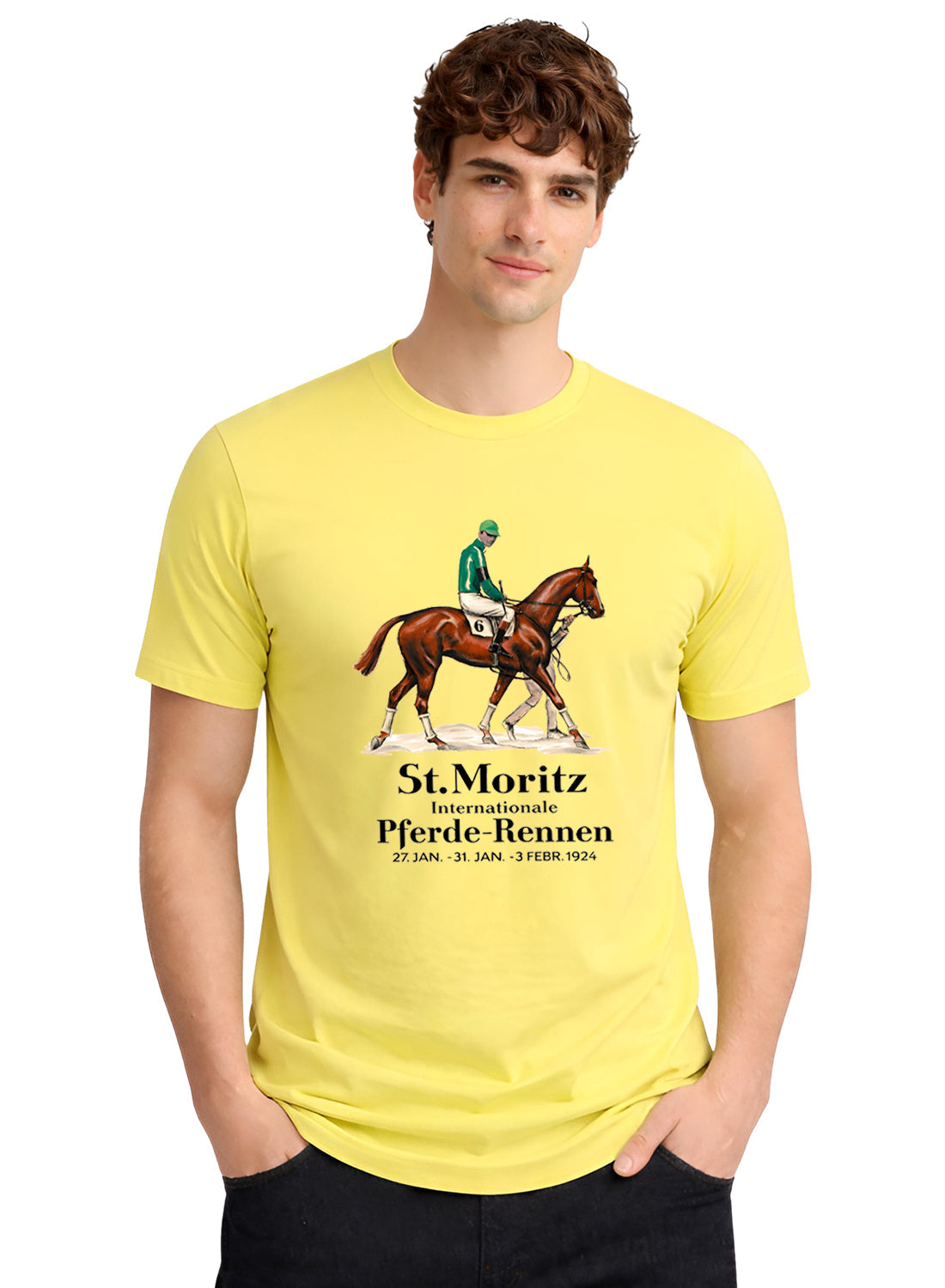 ADRO Mens Vintage Printed T-Shirt | Cotton Printed Tshirt for men | Regular Fit Casual T-Shirts | Premium Summer Tshirts Light Yellow