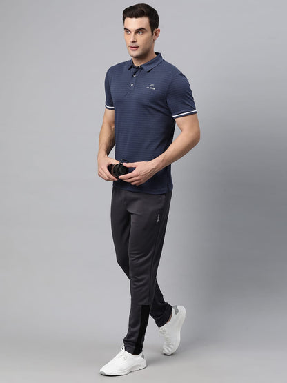 Alcis Men Polo Collar Anti Static Slim Fit T-shirt