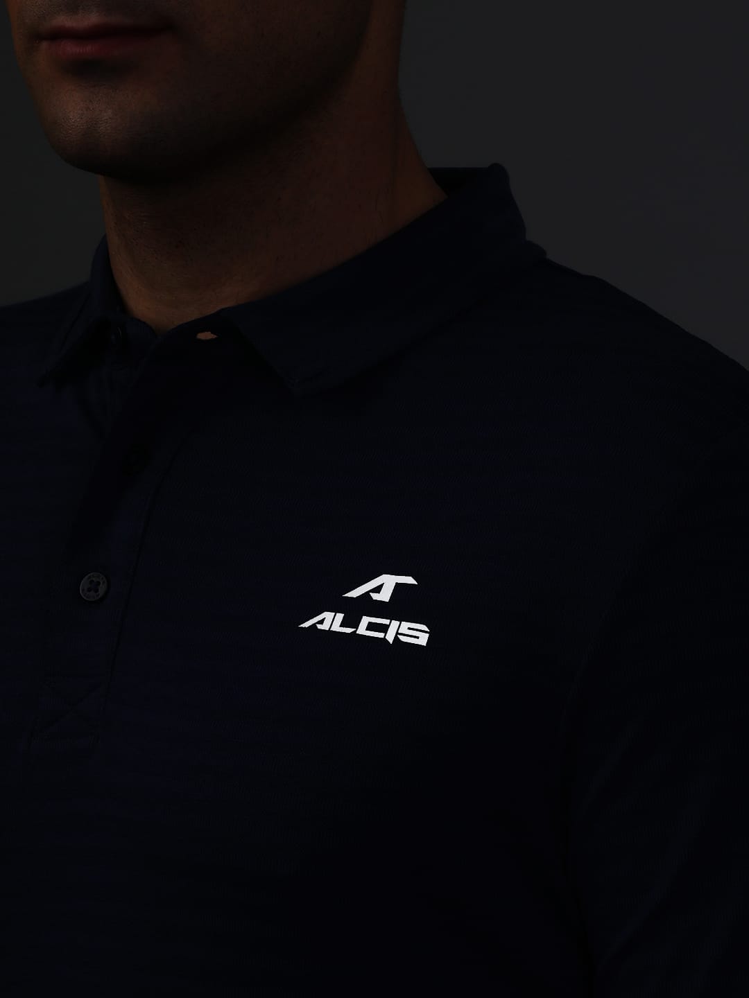 Alcis Men Polo Collar Anti Static Slim Fit T-shirt