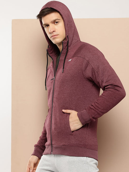 Alcis Men Solid Maroon Jackets