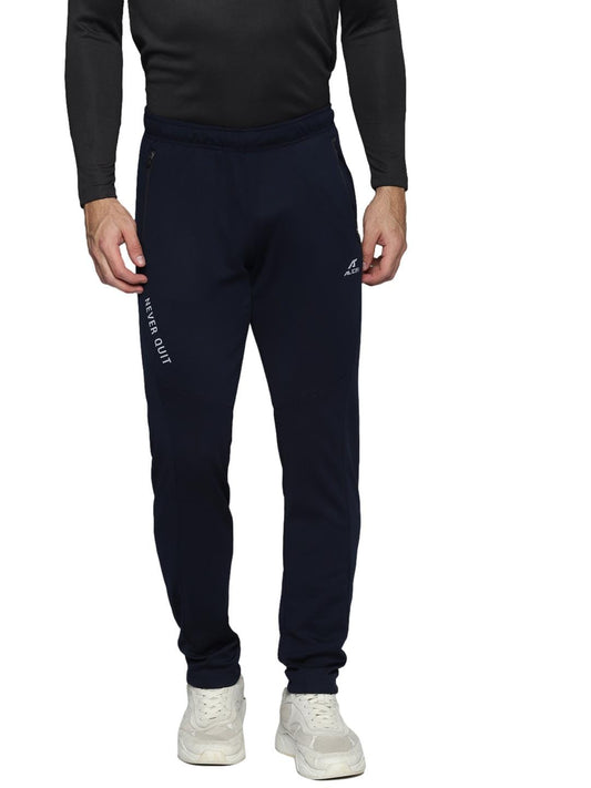 Alcis Men Solid Navy Blue Track Pant