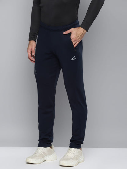 Alcis Men Solid Navy Blue Track Pant