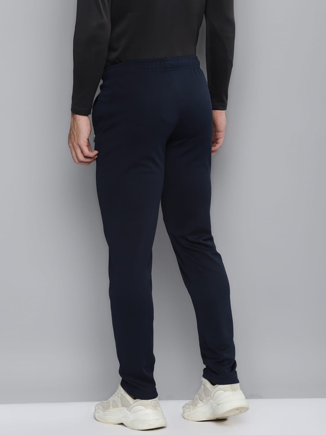 Alcis Men Solid Navy Blue Track Pant